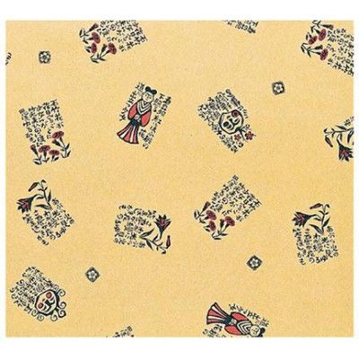 ベルベ ラッピング 包装紙 万葉 196 1包：500枚（100×5）（直送品）