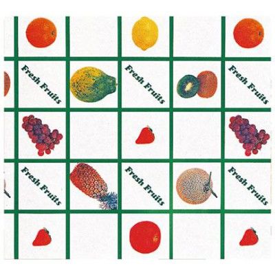 ベルベ ラッピング 包装紙 カクテルフルーツ 591 1包：500枚（100×5）（直送品）