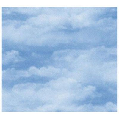 ベルベ ラッピング 包装紙 クラウド（ブルー） 全判 733 1包：300枚（100×3）（直送品）