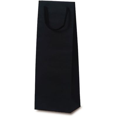 ベルベ 紙袋 手提袋 T-W カラークラフト ブラック 1036 1包：100枚（10×10）（直送品）