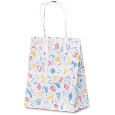 ベルベ 紙袋 自動紐手提袋 T-2 クレア 1221 1包：200枚（25×8）（直送品）