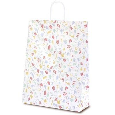 ベルベ 紙袋 1488自動紐手提袋 T-12 クレア 1488 1包：200枚（50×4）（直送品）