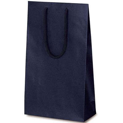 ベルベ 紙袋 手提袋 T-ツイン カラークラフト ネイビー 1556 1包：100枚（10×10）（直送品）
