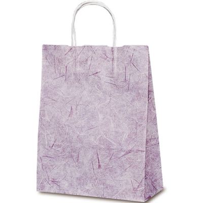 ベルベ 紙袋 自動紐手提袋 T-X 彩流（紫） 1591 1包：200枚（50×4）（直送品）