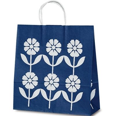 ベルベ 紙袋 自動紐手提袋 T-6 オシバナ 1670 1包：200枚（50×4）（直送品）