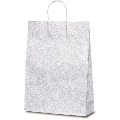 ベルベ 紙袋 自動紐手提袋 T-8 フロスティ（グレー） 1845 1包：200枚（50×4）（直送品）
