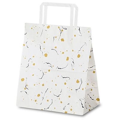 ベルベ 紙袋 自動紐手提袋（平紐）T-Z 和楽 1976 1包：400枚（100×4）（直送品）