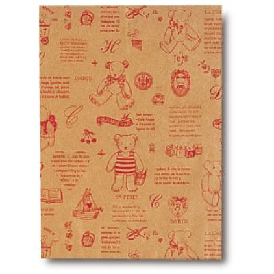 ベルベ 雑貨 食品 小袋 ベアコレクション（レッド） 5号 2742 1包：1000枚（100×10）（直送品）