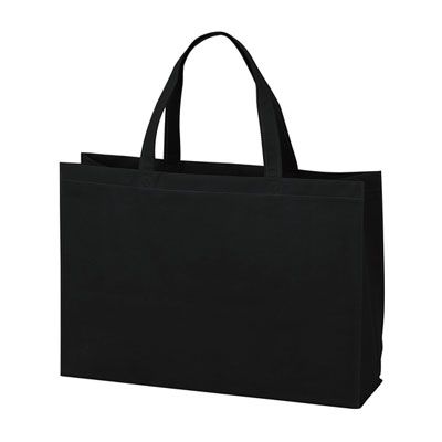 ベルベ ベーシックトートバッグ 100 中横（ブラック） 9230 1包：100枚（50×2）（直送品）