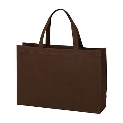 ベルベ ベーシックトートバッグ100 中横 ダークブラウン 9234 1包：100枚（50×2）（直送品）