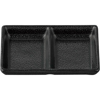 国際化工 二品皿 黒 D262 B 1セット（10ヶ）（直送品） - アスクル