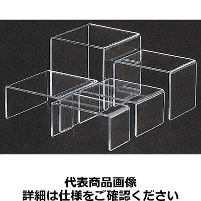 友屋 アクリルディスプレイ コの字展示台30635 小小 NDI0201（取
