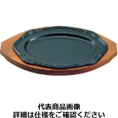 アサヒ鉄ステーキ皿柄付 A106 アサヒ ステーキ皿 梅 1個 アサヒ(鋳物