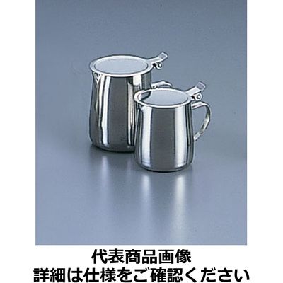 18-8ミルクピッチャー 蓋付5人用 PML33005 遠藤商事（取寄品