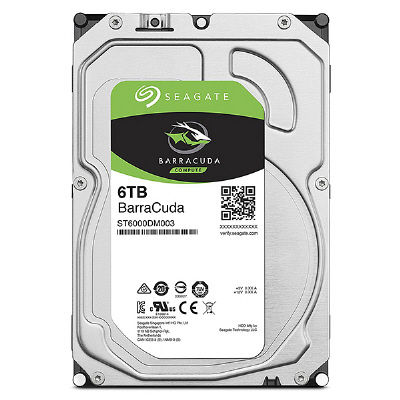 Ｇｕａｒｄｉａｎ　Ｂａｒｒａｃｕｄａシリーズ　３．５インチ内蔵ＨＤＤ　６ＴＢ　ＳＡＴＡ　６．０Ｇｂ／ｓ　２５６ＭＢ ST6000DM003（直送品）