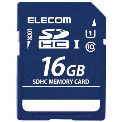 エレコム SDHCカード/UHS-I U1 30MB/s 16GB MF-HCSD016GU11A 1個（直送品）