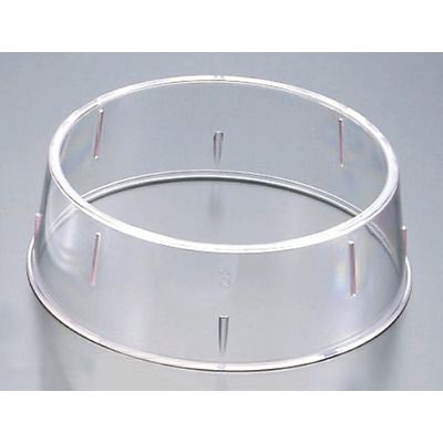 エンテック 3219800ポリカーボネイト 丸皿枠 25cm用 W-24（取寄品 