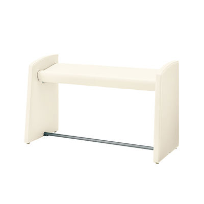 アズワン ユニバーサルウォールベンチ(腰掛けタイプ) ミルク 1200×460×750 AS-12W 1個 8-6469-02（直送品）