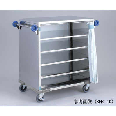 アズワン 配膳車 (抗菌カーテン・両面タイプ) 20人用 KHC-20 1台 8-2655-02（直送品）