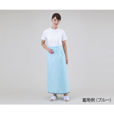 アズワン さっと入浴介助エプロン ブルー SATTO-BL 1枚 8-3966-02（直送品）