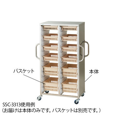 アズワン ステンレス材料カート 852×460×1338mm SSCー3313 1台 8-4415-01（直送品）