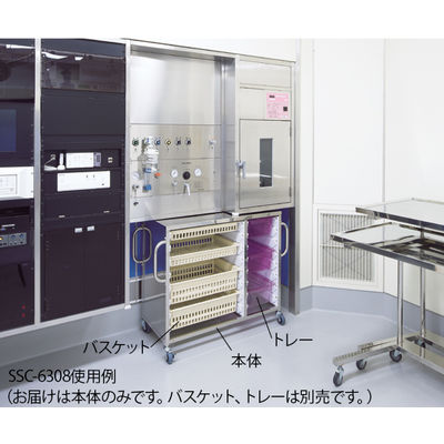 アズワン ステンレス材料カート 1152×460×1338mm SSCー6313 1台 8-4415-02（直送品）