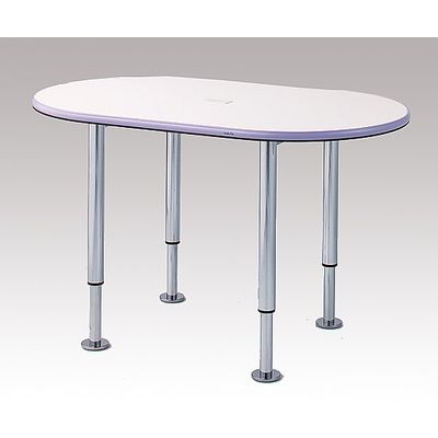 アズワン ナーステーブル(昇降脚タイプ) 1800×900×700~900mm TNS-1800V-C 1台 0-5690-22（直送品）