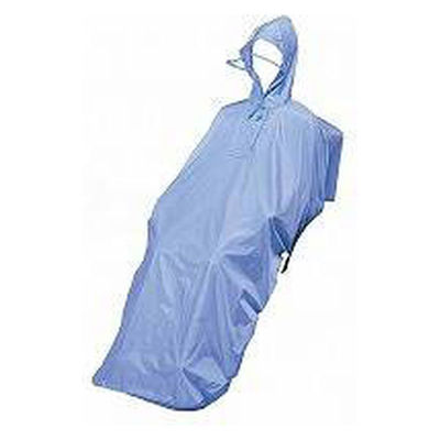大阪エンゼル ケアーレイン（車いす用レインコート）ブルー 9096 ウェルファンカタログ ウェルファンコード：886279（直送品）