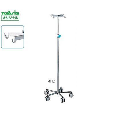 アズワン イルリガードル台(ダンパー付き) 4本架 4HD 1台 0-7964-12（直送品）