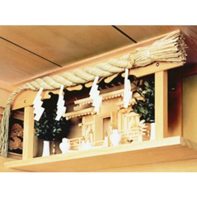 クボデラ 神棚セット 伝統本格セット(1100mm巾・天板付・12点セット