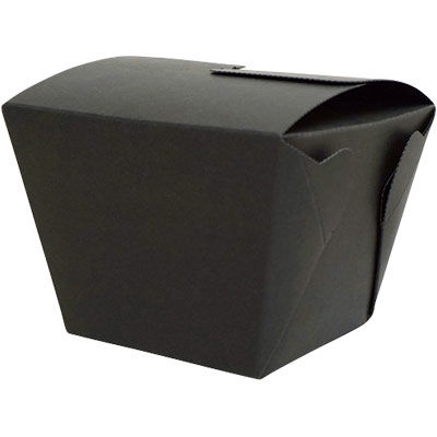 協和パック 紙製弁当容器 デリメイト 8080 ブラック 00521296 1包：300枚（25×12）（直送品）