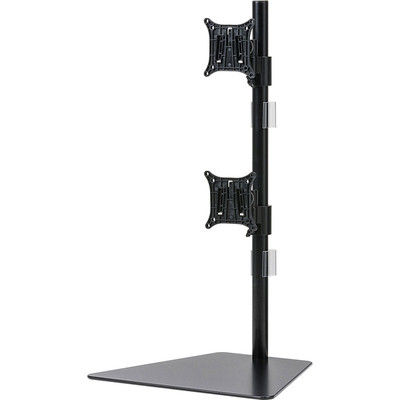 サンワサプライ 液晶モニタスタンド（上下2面） ブラック 幅400×奥行350×高さ700mm CR-LA1506BK 1台（直送品）