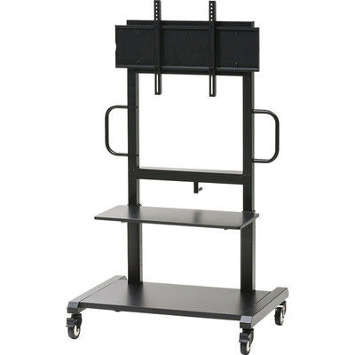 サンワサプライ 55～65型対応手動上下昇降液晶ディスプレイスタンド ブラック 1000×710×1614～1874mm CR-PL102SCBK（直送品）