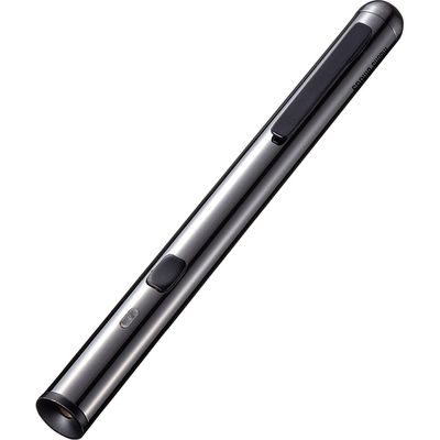 サンワサプライ レーザーポインター LP-GL1015BK 緑色レーザー ペン型 単4乾電池×2 連続使用80時間（直送品）