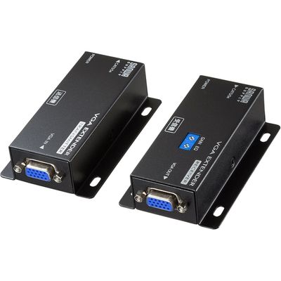 サンワサプライ ディスプレイエクステンダー（セットモデル） VGA-EXSET1N 1個（直送品）