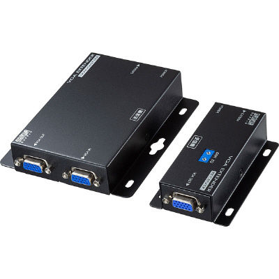 サンワサプライ ディスプレイエクステンダー(セットモデル) VGA-EXSET2N 1個（直送品）
