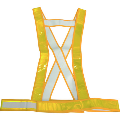 ミズケイ タスキ型安全ベストキングサイズ ゴールド 5920020 1着 115-7194（直送品）