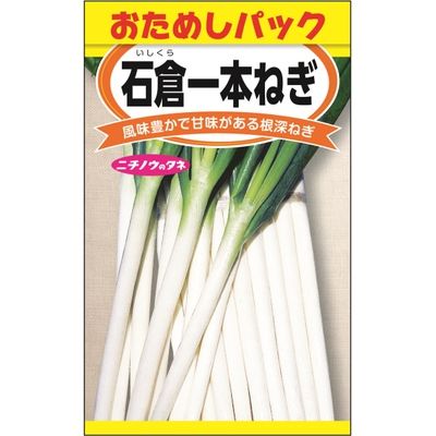 ニチノウのタネ 石倉一本ねぎ（おためしパック） 日本農産種苗