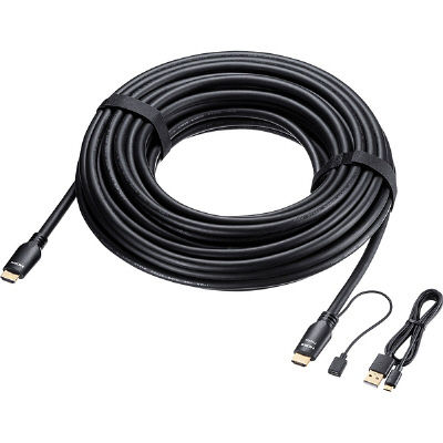 サンワサプライ HDMIアクティブケーブル（4K/60Hz対応） 25m KM-HD20-APR250L 1本（直送品）