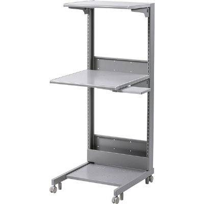 サンワサプライ スマートラック 幅600×奥行700×高さ1540mm グレー RAC-269 1台（直送品）