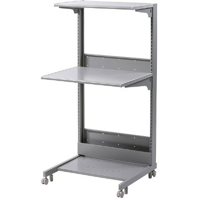 サンワサプライ スマートラック 幅750×奥行700×高さ1540mm グレー RAC-272 1台（直送品）