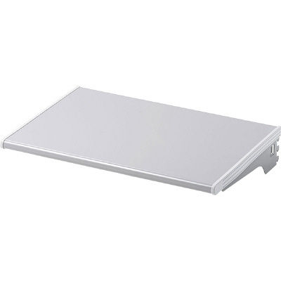 サンワサプライ スマートラック 幅600mm用追加棚 幅600×奥行400×高さ25mm グレー RAC-60NT 1枚（直送品）