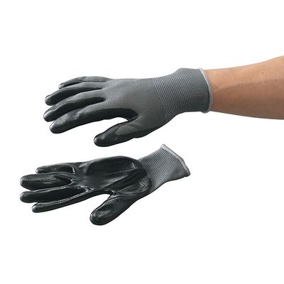 ミタニコーポレーション ニトリル背抜き手袋 パワーブラック LL 10双入 220231 1組(10双) 3-8753-06（直送品）