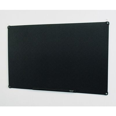 アズワン 静電気吸着式掲示板 ESCLIP(R) 1000×650×3mm 黒 3-9631-02 1台(1個)（直送品）