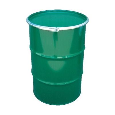 JFEコンテイナー 鋼製ドラム缶 オープンタイプ 外レバー式 100L KD100LSTS 1セット 61-3218-52（直送品）
