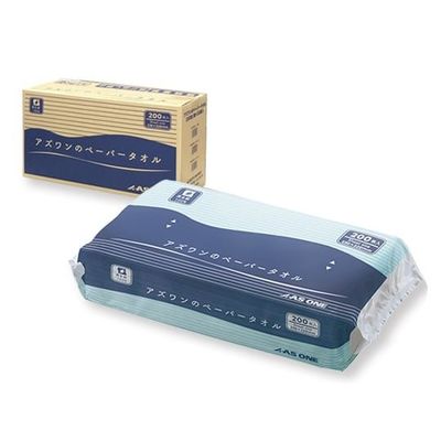 アズワン アズワンのペーパータオル 1ケース(200枚/袋×30袋入) 7-6200-02 1ケース(6000枚)（直送品）