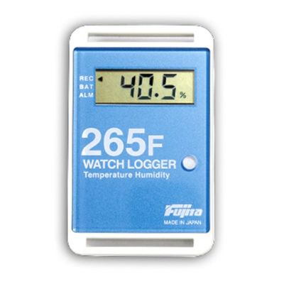 藤田電機製作所 サンプル別個別温度管理ロガー 温湿度タイプ 青 KT-265F/B 1個 3-5298-09（直送品）