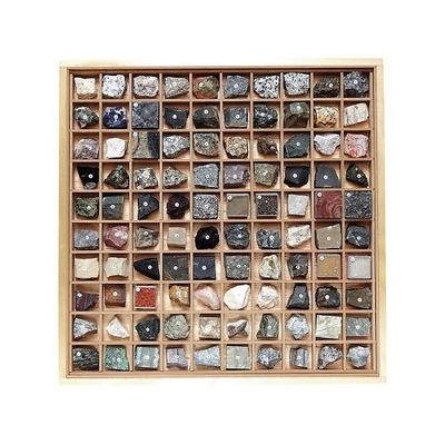 東京サイエンス 岩石標本(岩石標本100種) 3-657-08 1セット（直送品）