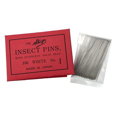 アズワン 昆虫針 有頭 1号 100本入 3-9435-03 1袋(100本)（直送品）