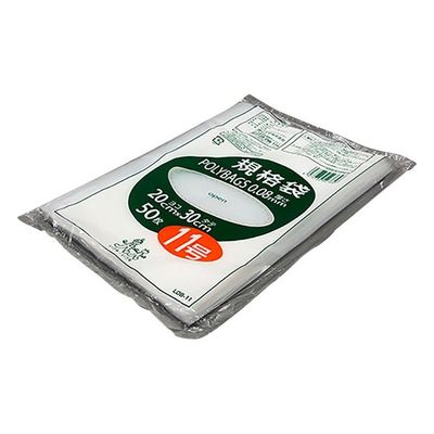 オルディ ポリバック規格袋 厚み0.08mm 50枚入 L08-11 1袋(50枚) 3-9846-11（直送品）